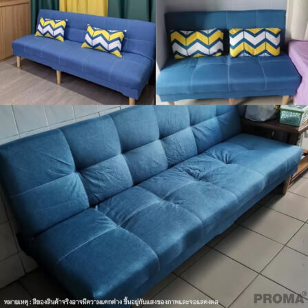 [Pre-order] โซฟาเบด PROMA-SF59-01 120 ซม. สีฟ้า_1